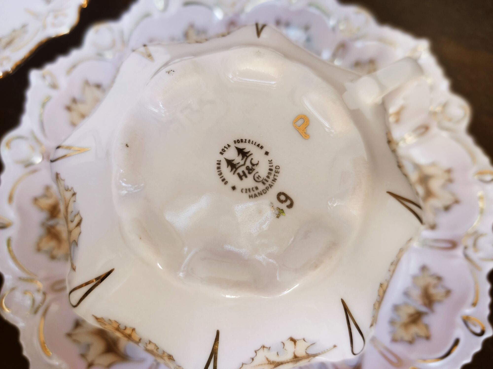 Duo de tasses H & C en porcelaine tchèque