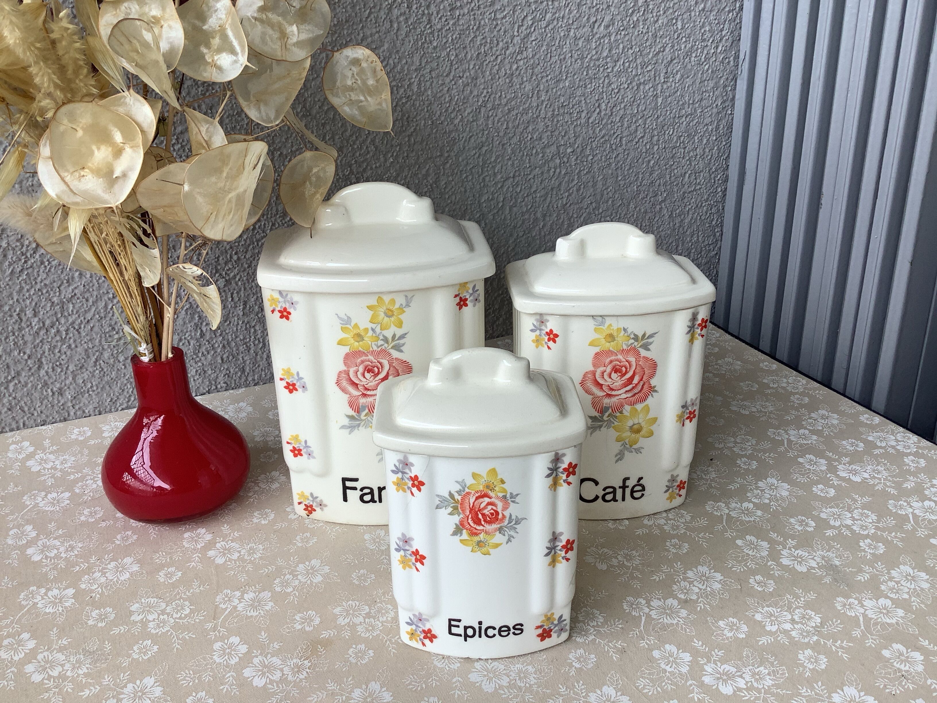 Spice pots Ditmar Urbach art deco Germany