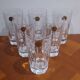 Very Pretty Set of 6 Bergerac Crystal Water or Orangeade Glasses