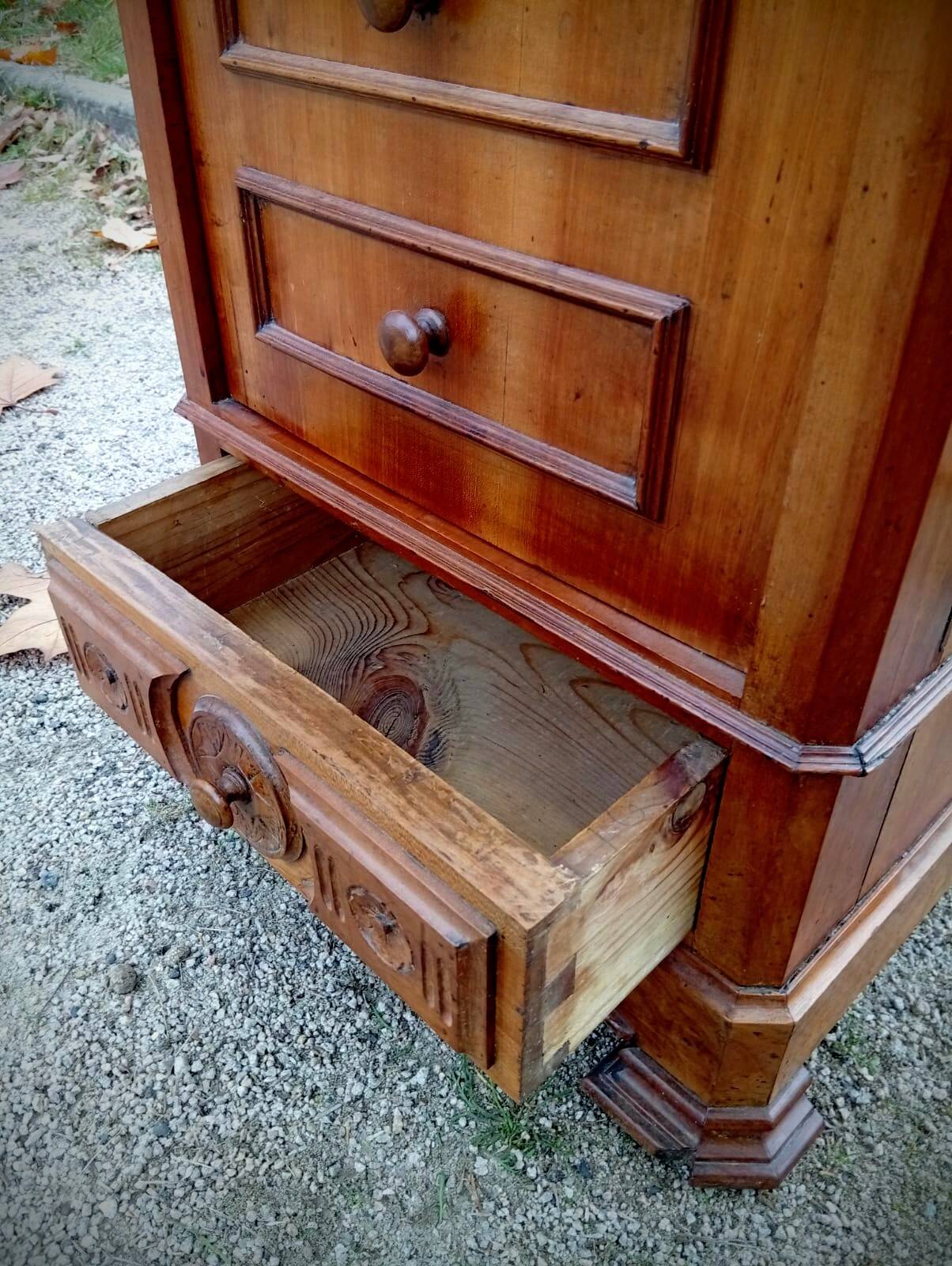 Antique bedside table