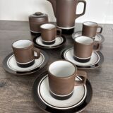 Vintage River Dolphin coffee service – Matte stoneware