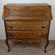 Louis XV Baroque scriban chest of drawers in solid wood, 20th century