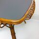 Vintage bamboo and rattan table 1960