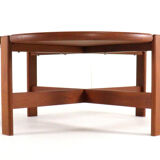Niels Bach solid teak coffee table - danish design mid century modern
