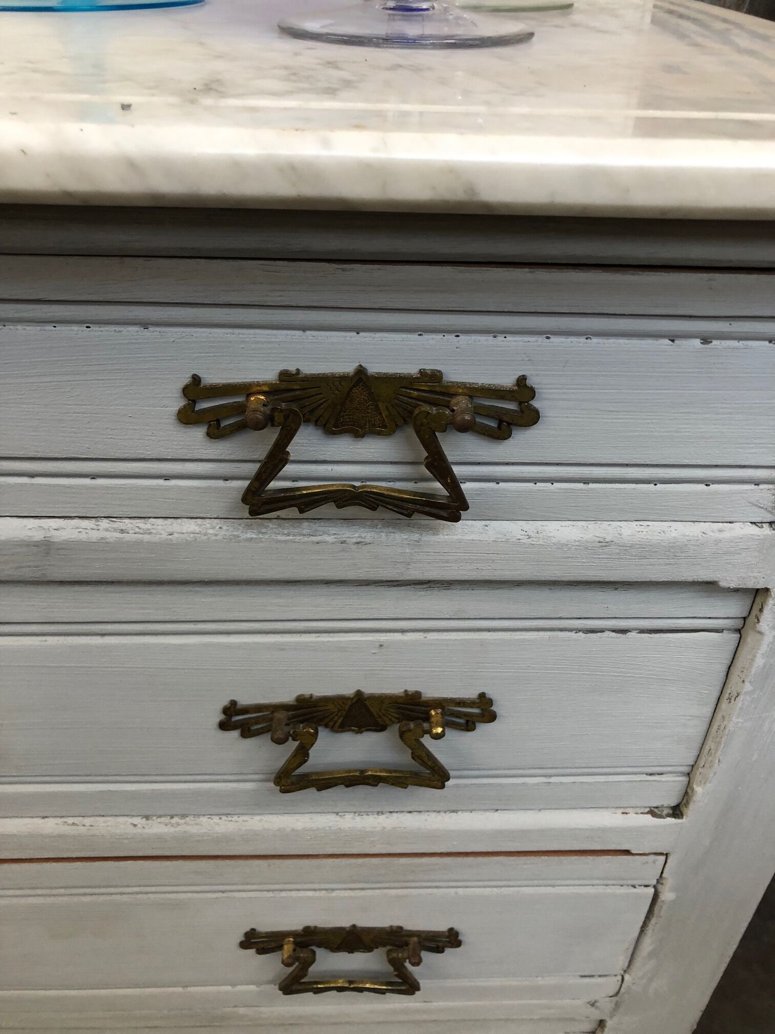 Old barbershop furniture from the 1930