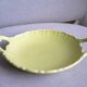 Small salad bowl with handles, lime green color. Numbered 6443. l25 L20 cm.