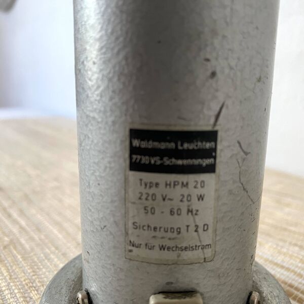 Lampe industrielle, lampe d'atelier  Waldmann aimantée HPM20