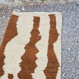 Handmade Beni Ouraine hallway rug, size 75 x 300 cm
