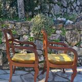 Paire de fauteuils de style Empire