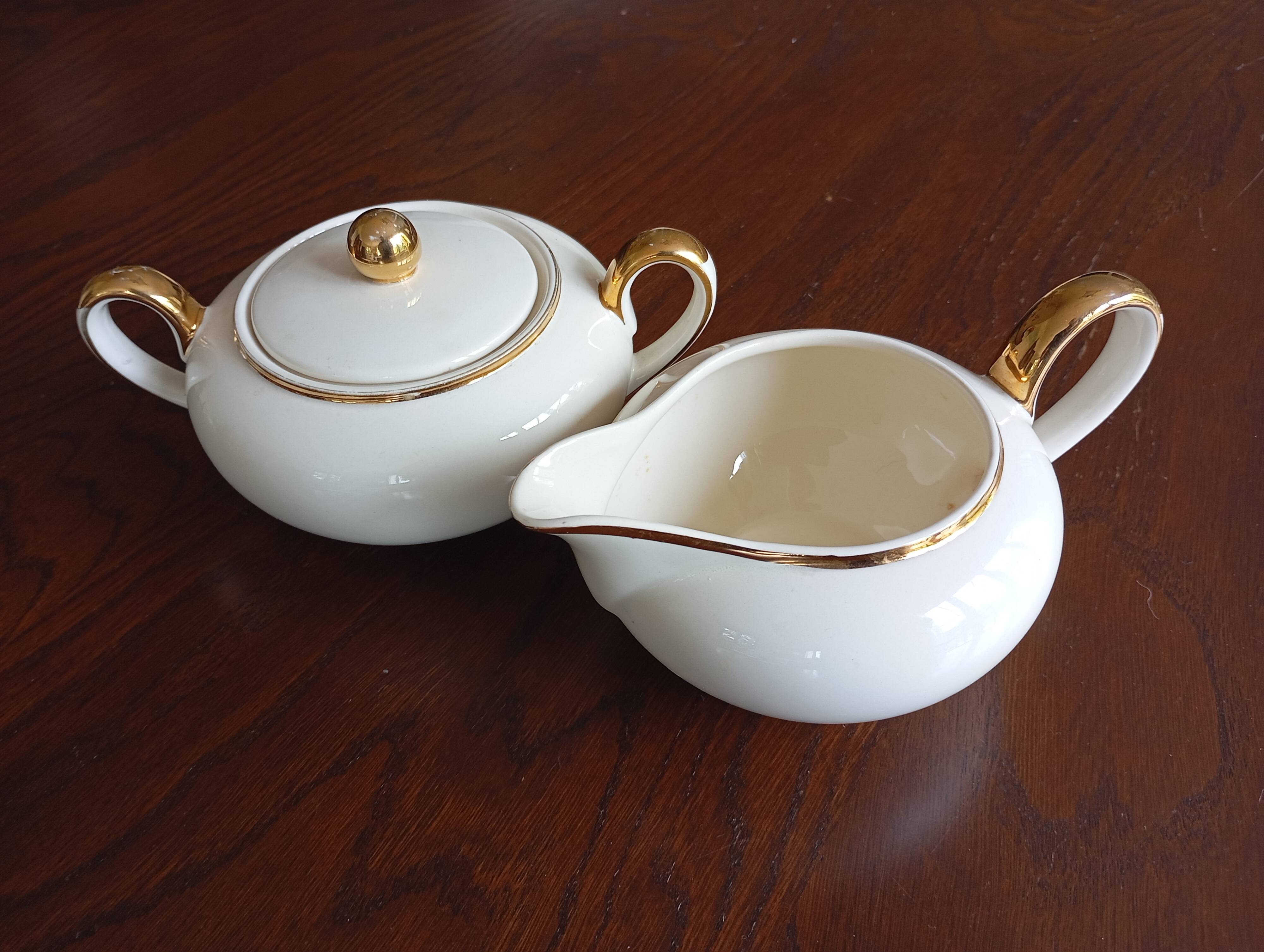 Villeroy & Boch "Biarritz" cream and sugar bowl