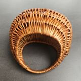 Vintage wicker gondola basket