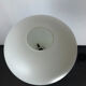 Lampadaire Stilnovo laque et triplex opaline des années 50