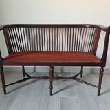 Napoleon bench in velvet 2 seats