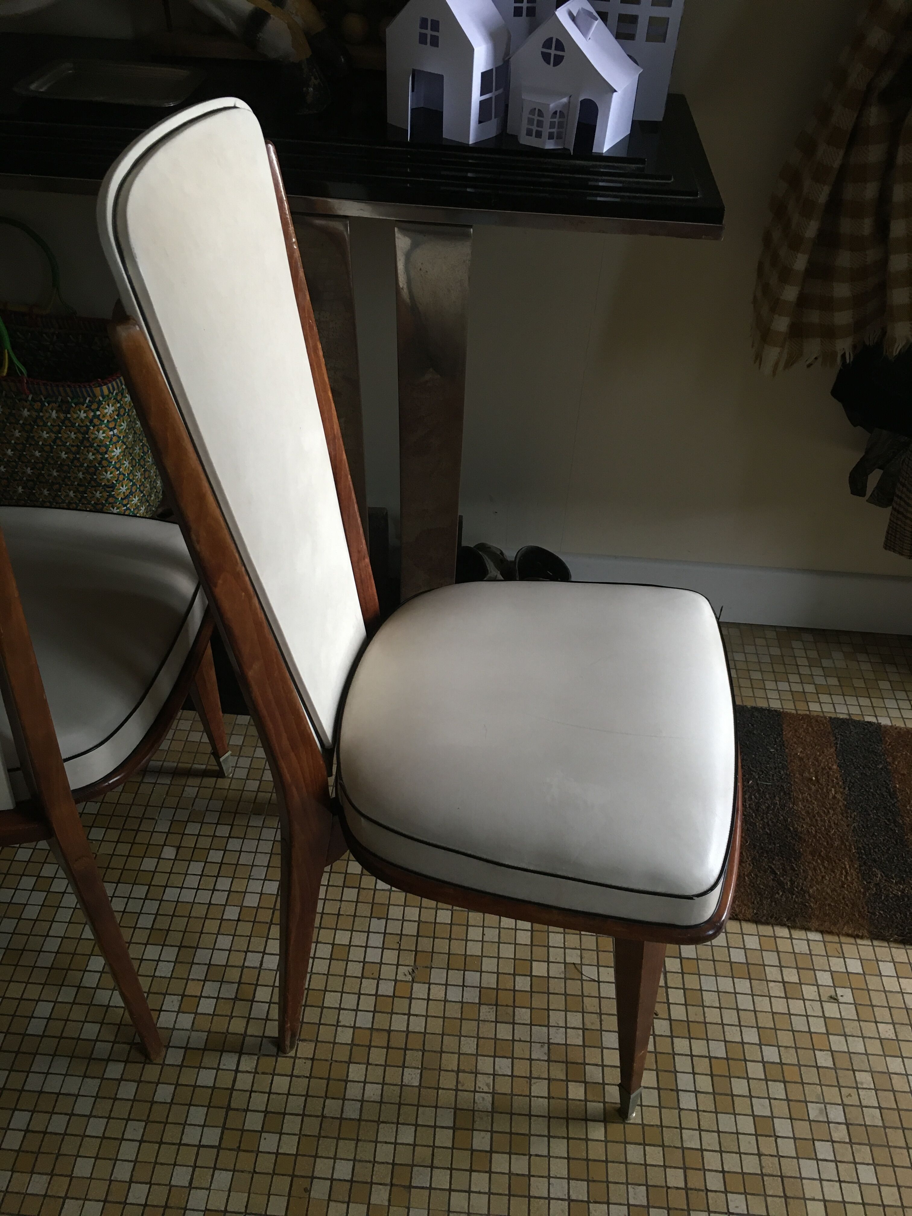 Trio of Monobloc chairs