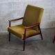 Pair of armchairs Olive Green by Jiri Jiroutek 1960