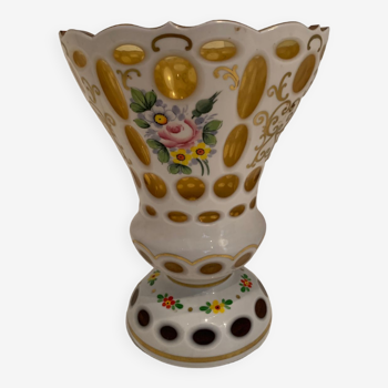 Vase cristal bohème