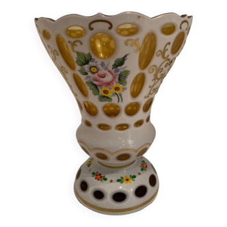 Vase cristal bohème