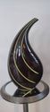 Sculptural ceramic vase, modernist line, designer piece