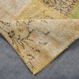 Yellow Mustard Large Vintage Rug, 204x306Cm