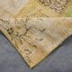 Yellow Mustard Large Vintage Rug, 204x306Cm