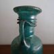 Ancient balsamaire Gallo Roman style iridescent glass paste
