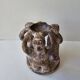 Terracotta Candle Holder Dancing 3 Aztec Characters - Tribal Art