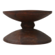 Large African Tree Trunk Bowl in Oak, 1950s