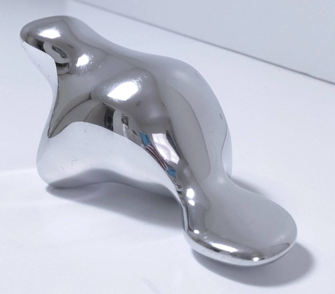 Beaver aluminum paperweight modernist design by Hoselton signed and numbered