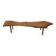 Table basse arbre vintage Live Edge 1960 Bois 1970