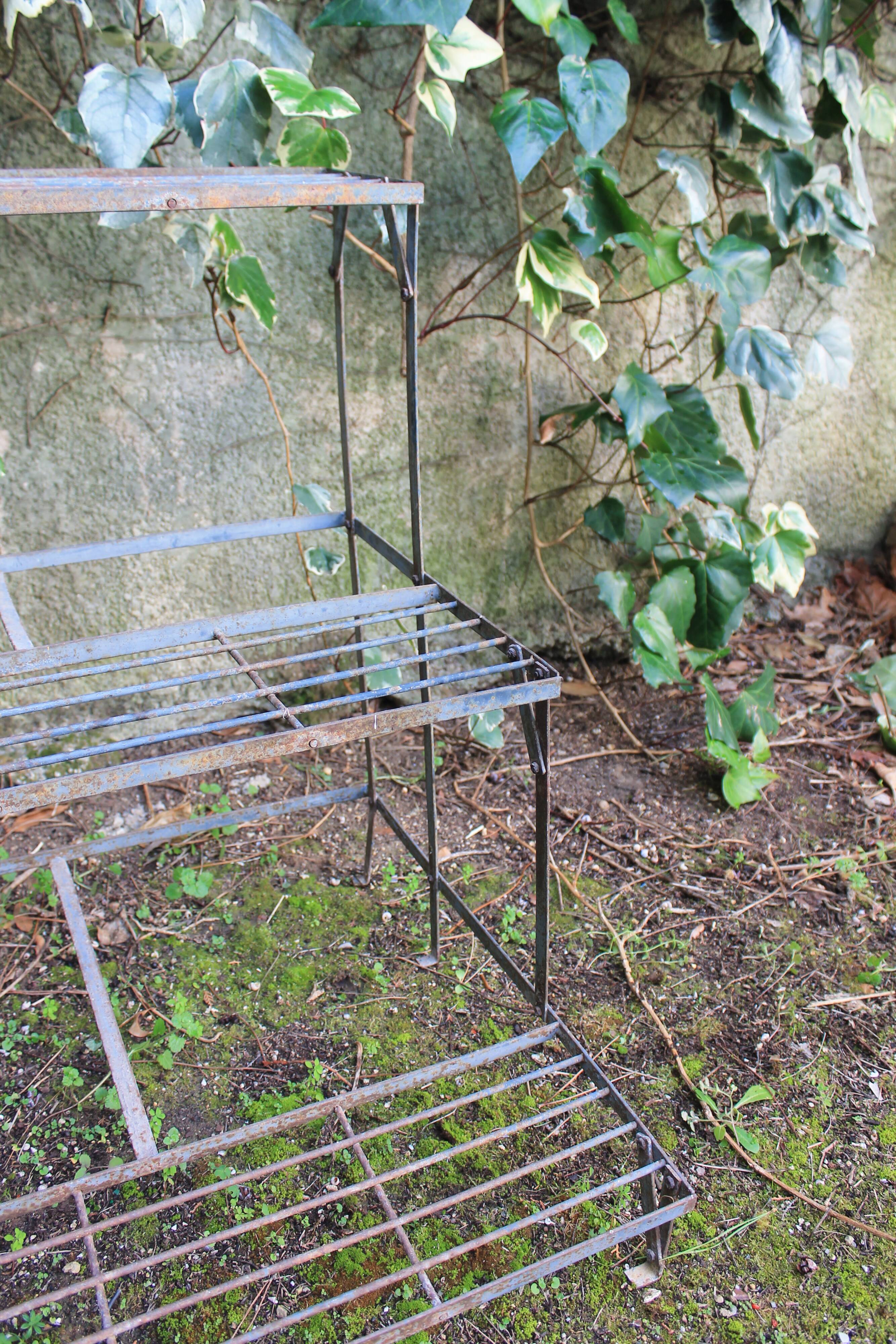 Florist in staircase jardniere
