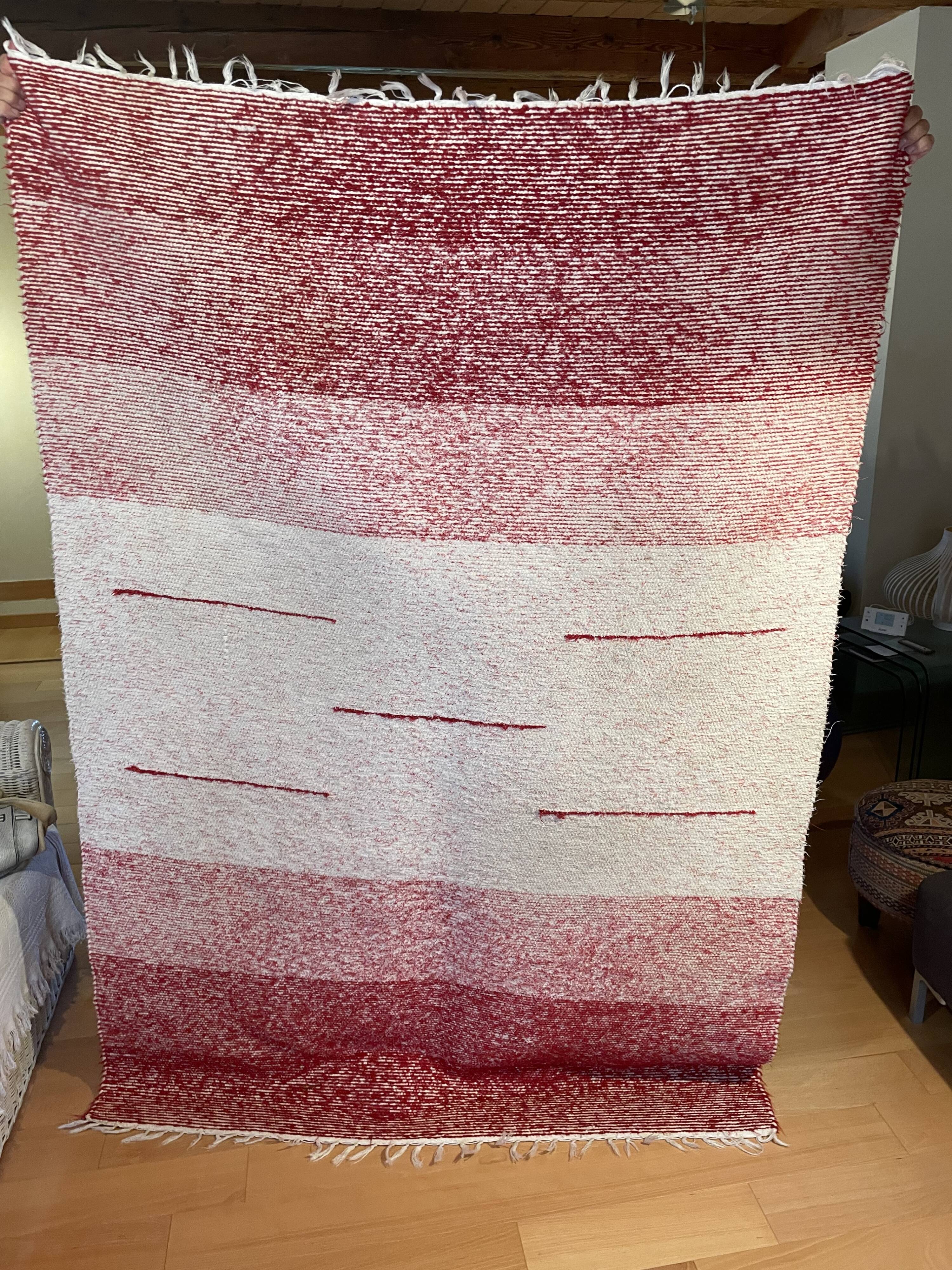 Vintage Finnish cotton rug