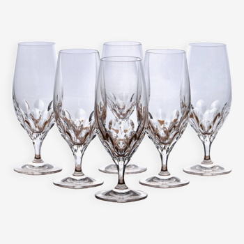 6 grands verres en cristal Royal