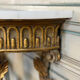 Console en bois sculpté de style Louis XVI vers 1900