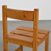 Suite de quatre chaises Maison Regain, circa 1970