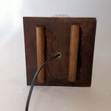 Oak night light lamp 1940/1950