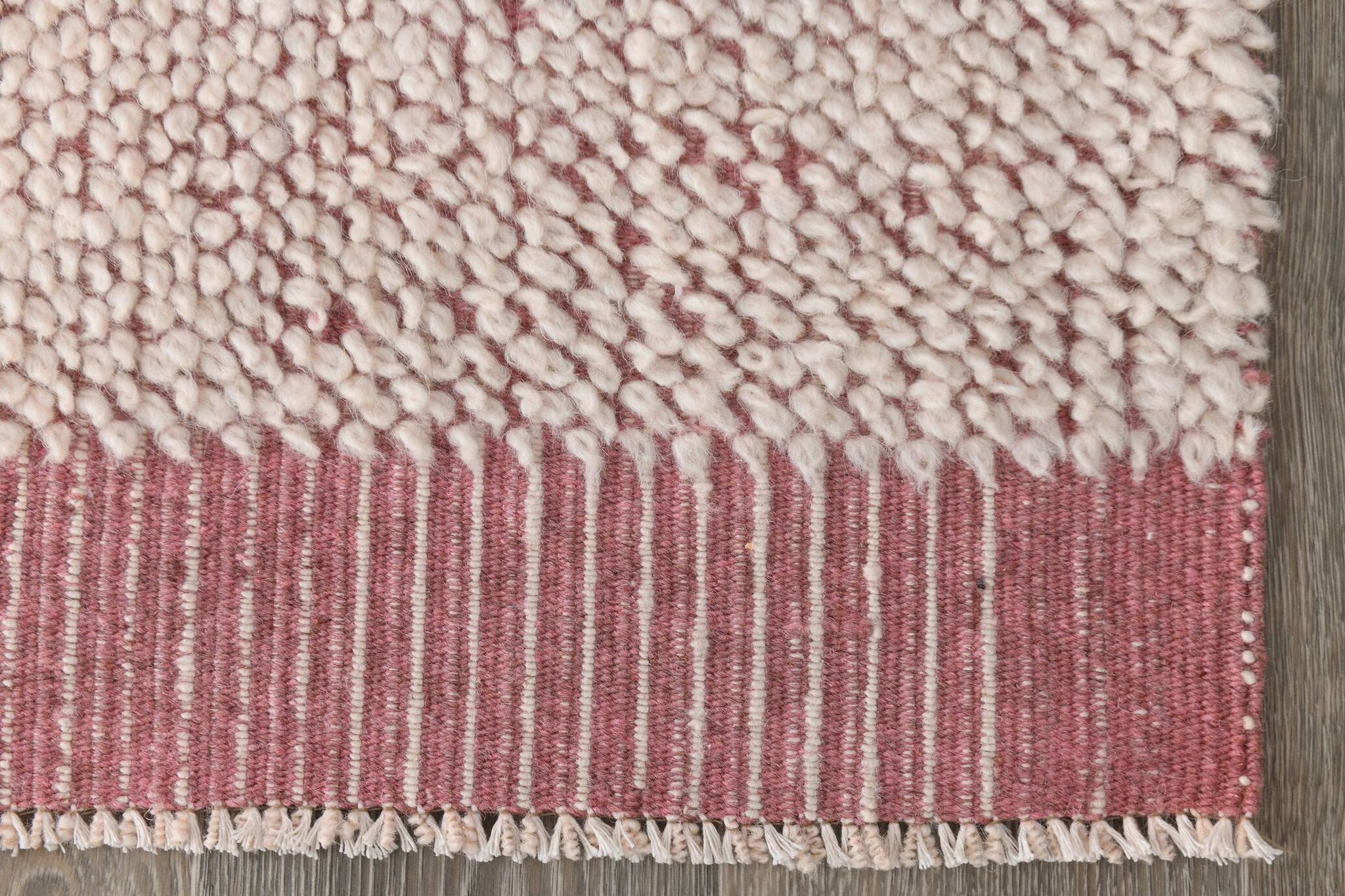 2x10 Rug For Hallway Pink & Beige Turkish Vintage Runner Rug, 61x291Cm SK 34962
