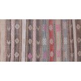 Vintage Turkish rug from Oushak, hand-woven 54x733 cm