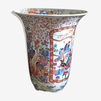 Vase Japon - à décor de scène de cour