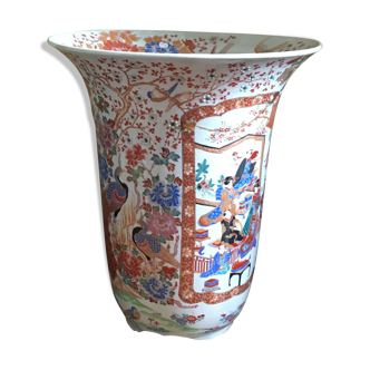 Vase Japon - à décor de scène de cour