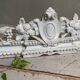 Enamelled cast iron pediment