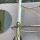 Chariot de bar verre et laiton 1960