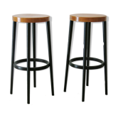 Pair of stools Baumann