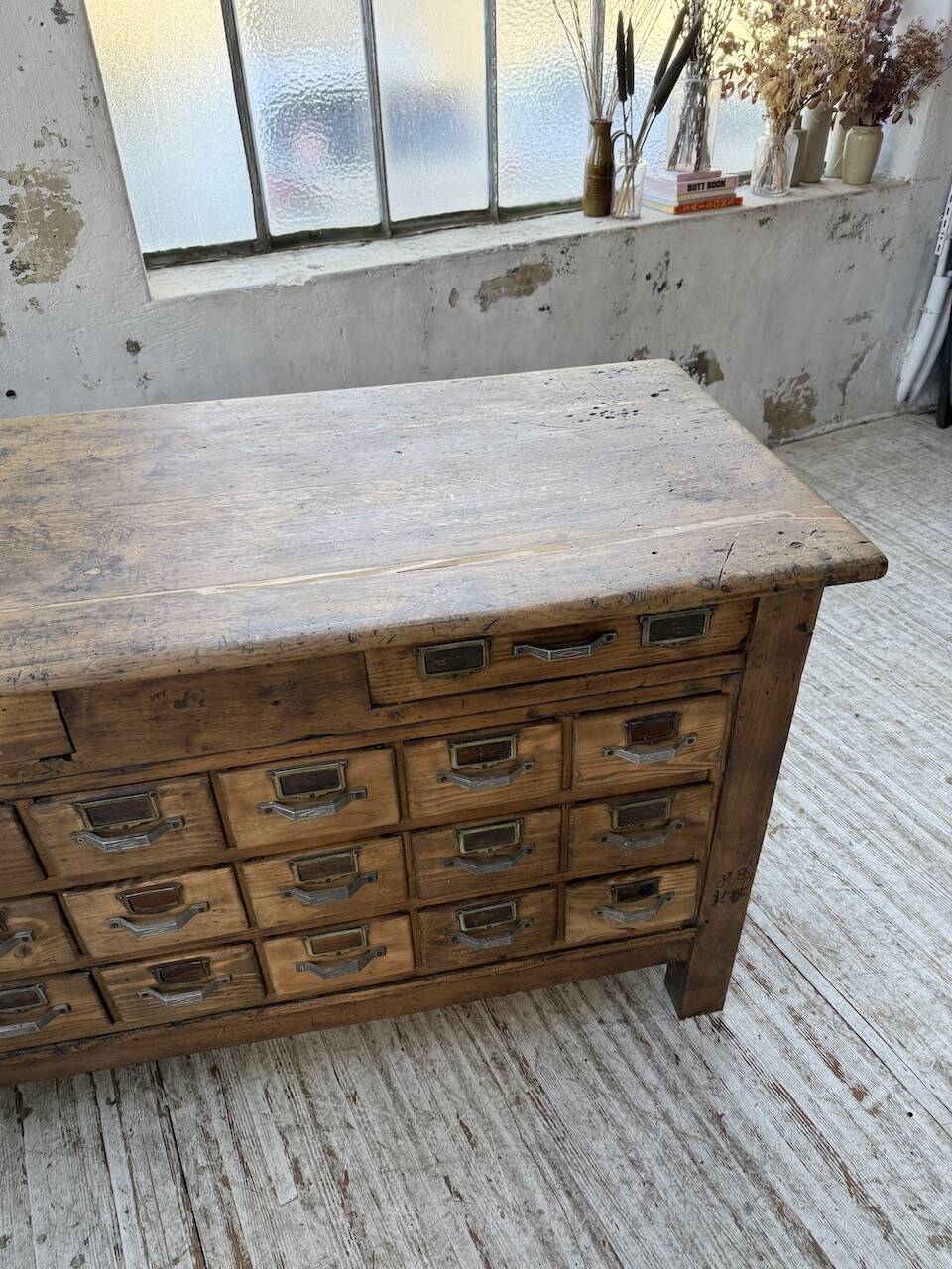 Comptoir, îlot central, meuble de métier multi-tiroirs