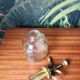 Vegetable vaporizer made of glass and brass