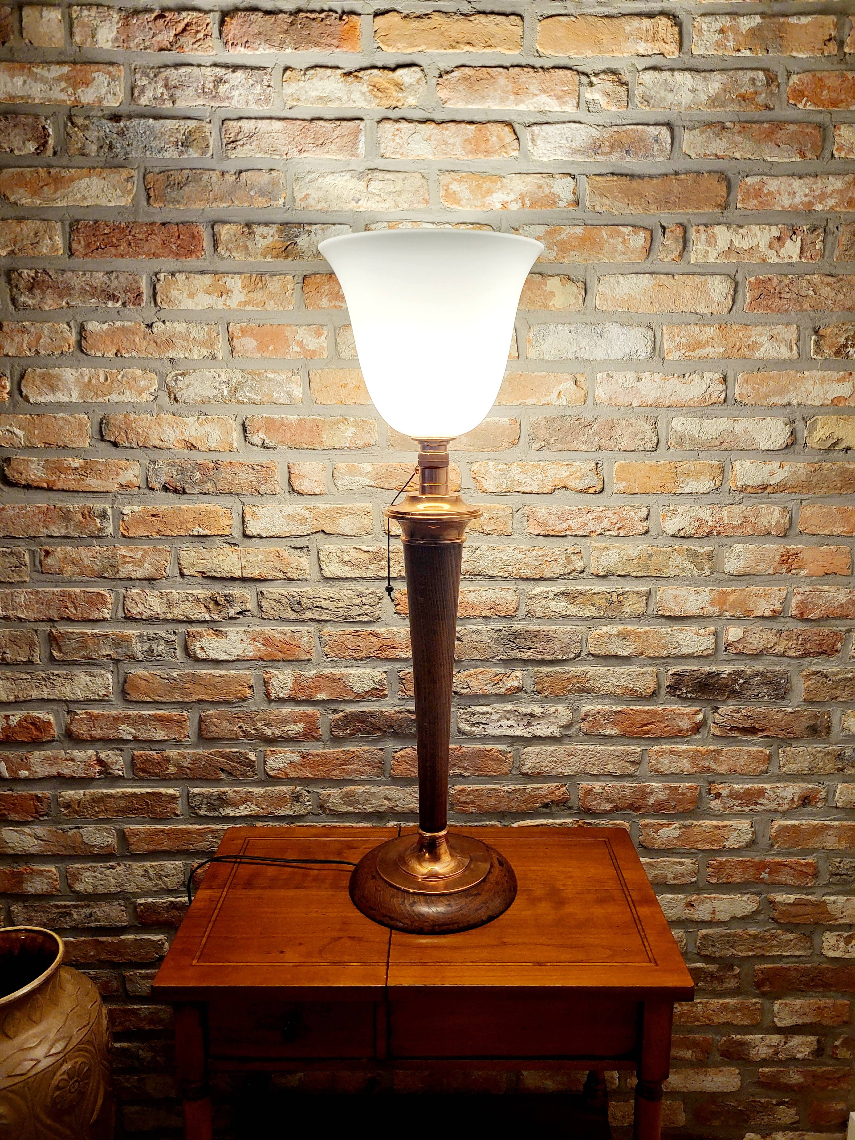 Lampe de table Art Déco Mazda
