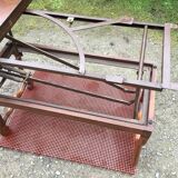 Modular vintage oak coffee table with Albert Ducrot's magical system