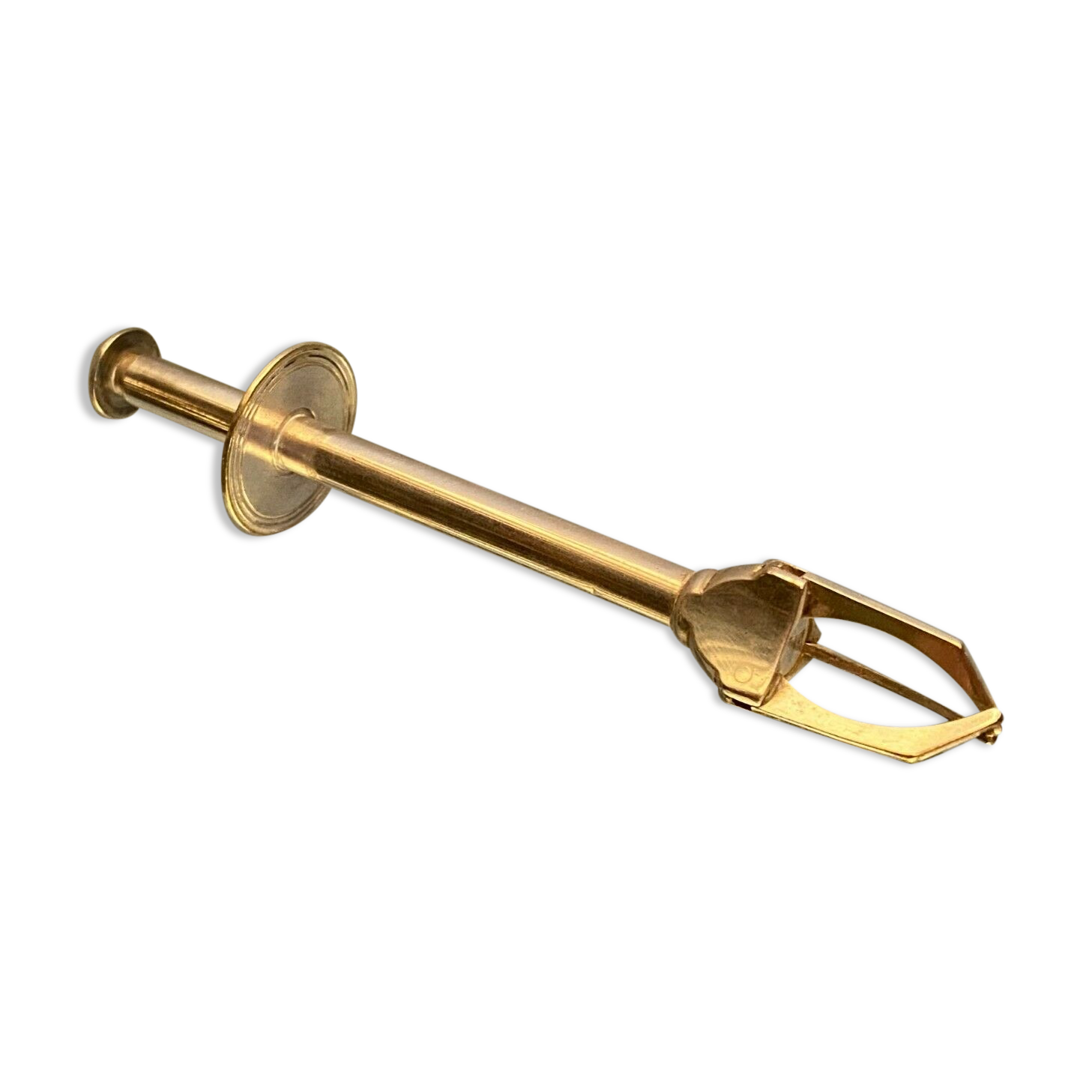 Silver metal crab type sugar clamp