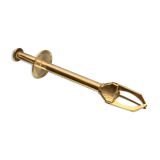 Silver metal crab type sugar clamp