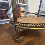 Louis XVI rolling dessert trolley