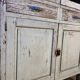Buffet, dresser, pantry in patinated wood